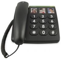 Doro DECT-Telefon PhoneEasy 331ph (Schwarz) 380003