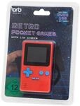 Thumbs Up Retro Pocket Games mit &uuml;ber 100 Spielen (Rot) 1002036