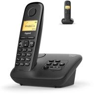 Gigaset Analoges/DECT-Telefon A270A Duo (Schwarz) 4250366850467
