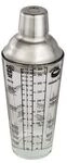 Hama 8,5 cm 111550 Cocktail-Shaker aus Glas 400ml 00111550