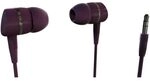 Vivanco In-Ear Kopfh&ouml;rer Kabelgebunden Solidsound (Violett) 38904