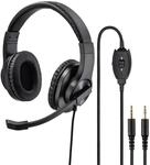 Hama Over Ear Kopfh&ouml;rer Kabelgebunden 139925 HS-P300 (Schwarz) 00139925
