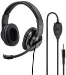 Hama Over Ear Kopfh&ouml;rer kabelgebunden 139926 HS-P350 (Schwarz) 00139926