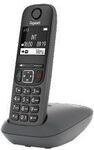 Gigaset Analoges/DECT-Telefon AE690 (Anthrazit) S30852-H2810-B1