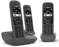 Gigaset Analoges/DECT-Telefon AE690A Trio (Anthrazit) L36852-H2830-B1