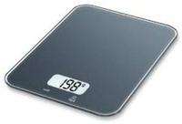 Beurer Elektronische K&uuml;chenwaage bis 5 kg Genauigkeit 1 g KS19ex (Schwarz) 70456