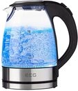 ECG 1,7 l Wasserkocher 2200 W (Schwarz, Silber, Transparent) RK1776 RK 1776