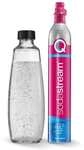 SodaStream Glas Karbonisiererflasche Quick Connect Reservezylinder + 1 Glasflasche