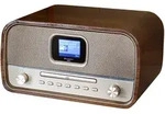 Home-Audio-Minisystem DAB+, FM 30 W Bluetooth DAB970BR1 (Gold, Holz) 