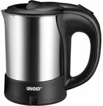 Unold 18575, Unold 0,5 l Wasserkocher 1000 W 18575 (Schwarz, Edelstahl)