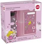 EMSA 518137 Kids Tritan Set Trinkflasche und Brotdose Princess (Pink)
