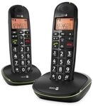 Doro DECT-Telefon PhoneEasy 100w Duo (Schwarz) 380100