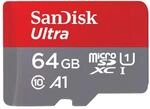 Sandisk MicroSDXC Speicherkarte 64 GB Class 1 (U1) Klasse 10 Ultra A1 215421
