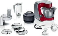 Bosch MUM5X720, Bosch 1000 W K&uuml;chenmaschine 3,9 l mit Waage MUM5X720 (Rot,...