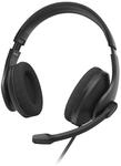 Hama Over Ear Kopfh&ouml;rer Kabelgebunden USB Typ-A 139935 HS-USB300 V2 (Schwarz)