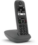 Gigaset Analoges/DECT-Telefon AE690 (Anthrazit) L36852-H2810-B1