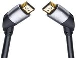 OEHLBACH 48 Gbit/s Stecker Abgewinkelt HDMI auf HDMI Typ A (Standard) 1,5 m Easy