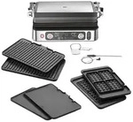 2200 W mit 370 x 230 mm Fl&auml;che CG9167 Multigrill 9 Pro (Edelstahl, Titan) 
