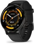 Garmin Digital 45 mm Smartwatch Rund Venu 3 (Schwarz) 010-02784-01