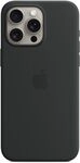 Cover f&uuml;r Apple iPhone 15 Pro Max Silikon Case mit MagSafe (Schwarz) MT1M3ZM/A