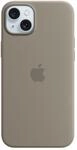 Cover f&uuml;r Apple iPhone 15 Plus Silikon Case mit MagSafe (Grau) MT133ZM/A