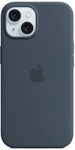 Cover f&uuml;r Apple iPhone 15 Silikon Case mit MagSafe (Navy) MT0N3ZM/A