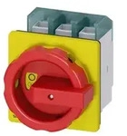 Siemens Haupt-/Not-Aus-Schalter 3LD2704-0TK53 3polig f&uuml;r Fronteinbau
