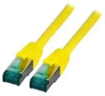 DNTE Patchkabel RJ45 S/FTP Cat.6A LSZH 0,5m gelb