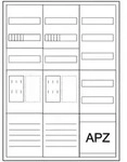 Eaton Z&auml;hler-Komplettschrank ZSD-ZZV-1100-BKE-I/APZ