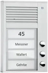 TCS Audio-T&uuml;rstation PAK03-EN Audio 3 Tasten 1.r. AP silber