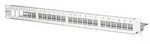 METZ Modultr&auml;ger 19" Keystone 1HE 24 Port Edelst. unbest.