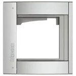 Bticino Abdeckrahmen Sfera New 350211 + Modultr&auml;ger 1M ALLMETAL