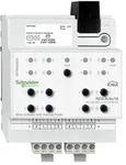 Schneider Electric Jalousieaktor REG-K/4x/10 mit Handbet&auml;tigung lichtgrau