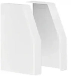 TEHALIT RK-Endkappe L2235 RAL9010 f.RK150 (1Paar) reinweiss