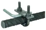 DEHN Armierungsklemme 308045 f. Rd 10mm u. Fl 30-40mm St/blank