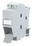 METZ Anschlusseinheit 1-Port leer REGplus IP20 lichtgrau