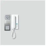 Siedle Audio-Sprechanlagen-Set SET CA 812-1 E/W Comp. Edelstahl/ws 1 WE