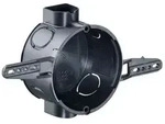 Kaiser Schalterdose 1055-62 mit Nagellaschen D:60mm T:42mm