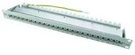 Teleg&auml;rtner Patchpanel 19" Cat6A ISO geschirmt 24xRJ45 MPP24-HS 1HE RAL7035