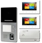 HHG Zweifamilien-Set Villa AP Set 2 FP integr. Fingerprint