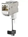 METZ Cat6A ISO Modulbuchse RJ45 270&deg; C6A Jack
