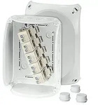 Hensel Kabelabzweigkasten DK1616G 6-16qmm 3ph. 25qmm 1pha. 5pol.