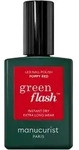 Manucurist Green Flash Nail Polish Poppy Red (15 ml)