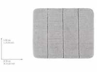 WENKO Badteppich Steps Light Grey 55 x 65 cm, Mikrofaser 23112100