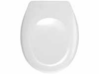 WENKO WC-Sitz Bergamo Weiß aus antibakteriellem Duroplast 17451100