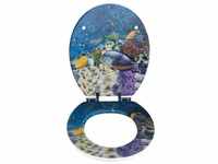 WENKO WC-Sitz Fish mit 3D-Effekt MDF, mit Absenkautomatik 22975100