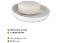 WENKO Seifenablage Badi Weiß hochwertige Keramik 23645100