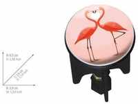 WENKO Waschbeckenstöpsel Pluggy Flamingo Love für alle handelsüblichen...