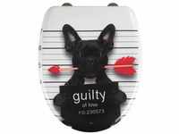 WENKO Premium WC-Sitz Guilty Dog Duroplast, mit Absenkautomatik 22405100