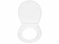 WENKO Premium WC-Sitz White Marble mit Relief mit Absenkautomatik 25385100